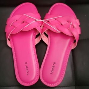 Torrid Pink Sandals 10W